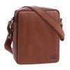 Pánská kožená taška přes rameno Sendi Design T52005A koňaková