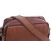 Pánská kožená taška přes rameno Sendi Design T52005A koňaková