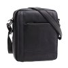 Pánska kožená taška crossbody Sendi Design T-737 čierna