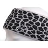 Dámska zimná pletená čelenka R-Jet CL13 sivý leopard