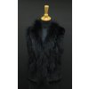 Kožešinová vesta z králíka EMMA černá