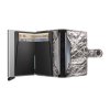 Kožené pouzdro na karty SECRID Miniwallet Crunch Silver stříbrné