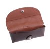 Kožené pouzdro na brýle Hajn - hnědé