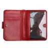 Dámská kožená peněženka Cosset 4494 Red Komodo 2. JAKOST červená