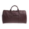 Velká cestovní kožená taška Hexagona 462966 středně hnědá hovězina