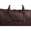 Velká cestovní kožená taška Hexagona 462966 středně hnědá hovězina