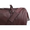 Velká cestovní kožená taška Hexagona 462966 středně hnědá hovězina