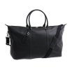 Pánská cestovní kožená taška Hexagona 469847 černá hovězina