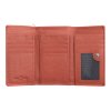 Dámská kožená peněženka Segali SG 7074 Cuoio cihlově oranžová