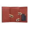 Dámská kožená peněženka Segali SG 7074 Cuoio cihlově oranžová
