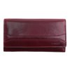 Černá kožená peněženka Lagen W 2025 T vínová