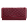 Dámská kožená peněženka Lagen Perfora červená