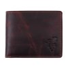 Hnědá pánská kožená peněženka Lagen 66-3701 /M hrozen vína malý