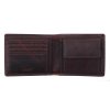 Hnědá pánská kožená peněženka Lagen 66-3701 /M hrozen vína malý