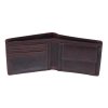 Hnědá pánská kožená peněženka Lagen 66-3701 /M hrozen vína malý