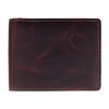 Hnědá pánská kožená peněženka Lagen 66-6535/M hrozen vína VELKÝ