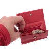 Malinká dámská kožená peněženka Segali SG1756 MINI Aragosta oranžovočervená