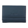 Extra malá dámska kožená peňaženka Segali SG1756 Navy Blue tmavo modrá