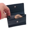 Extra malá dámská kožená peněženka Segali SG1756 Navy Blue tmavě modrá