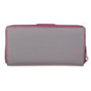 Velká dámská kožená peněženka Segali 7617 šedá s růžovou