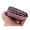 Velká dámská kožená peněženka na výšku se zapínáním Segali 7617 Orchid fialová