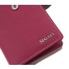 Velká dámská kožená peněženka na výšku se zapínáním Segali 7617 Magenta růžová
