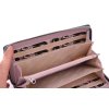 Velká dámská kožená peněženka na zip Segali 7622 světle růžová