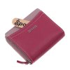 Malá dámská kožená peněženka Segali 7544 B Magenta tmavě růžová