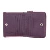 Malá dámská kožená peněženka Segali 7544 B Orchid fialová