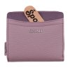 Malá dámská kožená peněženka Segali 7544 B Orchid fialová