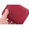 Menší dámská kožená peněženka Cosset 4508 Komodo Red červená