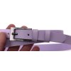 Dámský úzký kožený opasek Špongr 20069 lila