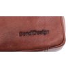 Pánská kožená etue Sendi Design M-716 koňakově hnědá