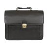 Pánská kožená aktovka Hexagona 119057 černá