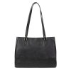 Dámská kožená kabelka Hexagona Jeanne černá