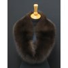 Kožešinový límec z polární lišky L315 hnědý