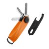 Orbitkey Key Organiser Set Active Tangerine and MT v2 Black 3