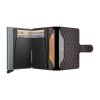 WEB Medium Optical Miniwallet Grey Yellow Titanium Open