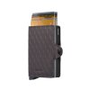 Dvojité pouzdro na karty SECRID Twinwallet Optical Grey Yellow šedé