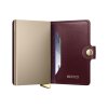 WEB Medium Emboss Diamond+ Miniwallet Bordeaux Cashmere+ Expl