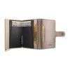 WEB Medium Emboss Diamond+ Miniwallet Chalk Cashmere+ Open