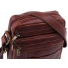 Pánská kožená taška přes rameno Sendi ASEN koňakově hnědá