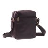 Pánská kožená taška přes rameno Sendi ASEN tmavě hnědá