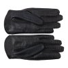 Řidičské rukavice BOHEM z černé jelení kůže s podšívkou NanoAg