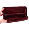 Dámská kožená peněženka na zip Noelia Bolger Amala červená