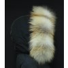 Kožešinový lem na kapuci z goldplatinové lišky - 7076