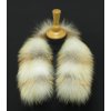 Kožešinový lem na kapuci z goldplatinové lišky - 7076