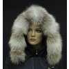 Kožešinový lem na kapuci z goldplatinové lišky - 7077