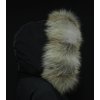 Kožešinový lem na kapuci z goldplatinové lišky - 7077