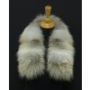 Kožešinový lem na kapuci z goldplatinové lišky - 7077